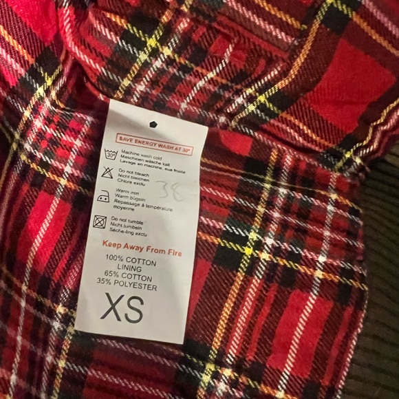 Olive green Harrington jacket size extra small. Only worn once. - Picture 7 of 8